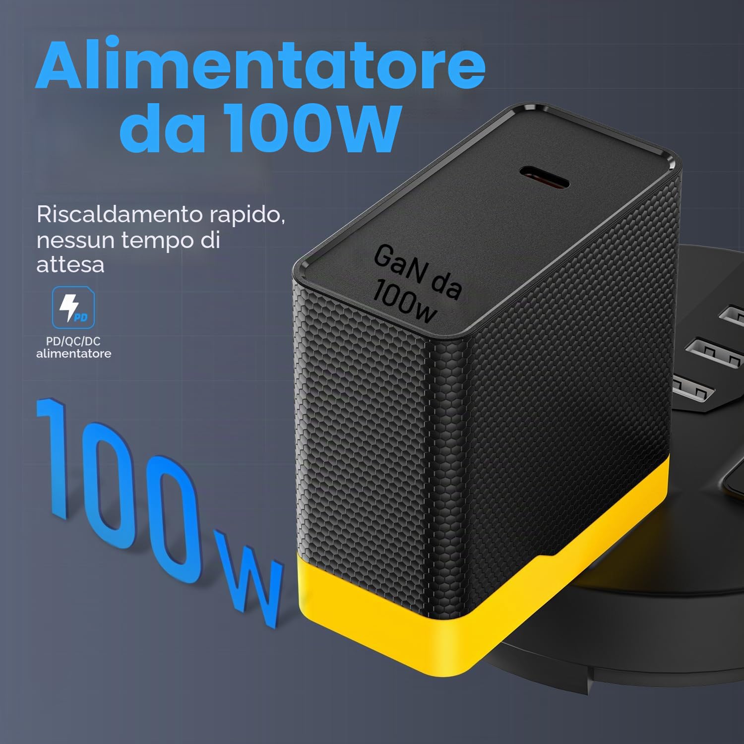 FNIRSI HS-02A 100W Kit saldatore portatile con cavo, 222-1002 °F, temperatura preimpostata 3 gruppi, 6 punte di saldatura F245, penna per saldatore digitale intelligente per riparazione elettronica di