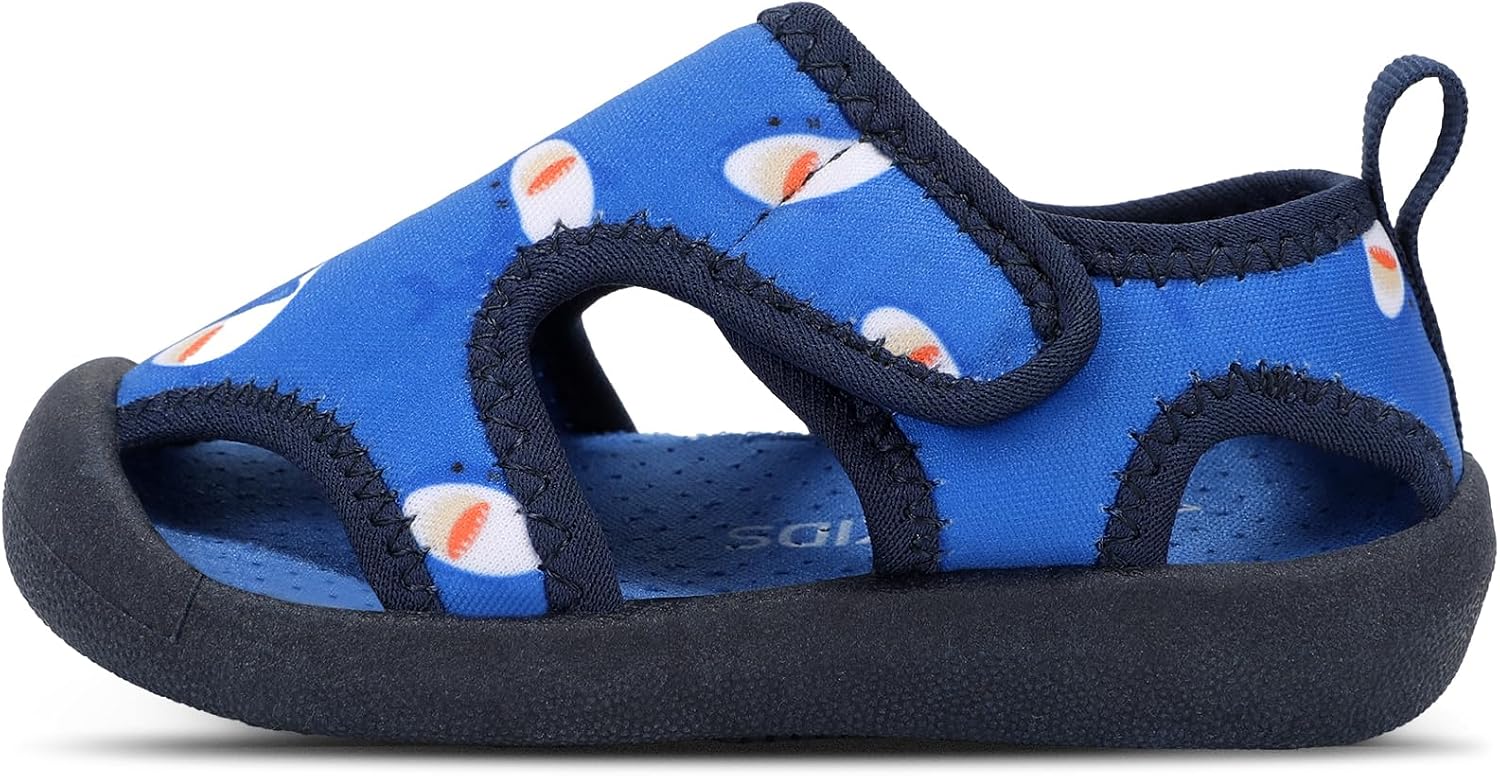STQ KIDS Boys Girls Water Shoe Toddler Cute Quick-Dry Lightweight Non-Slip Beach Swim Pool Shoes Breathable Sneakers