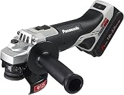 パナソニック(Panasonic) 充電ディスクグラインダー 18V 3.0Ah電池パック×2個/充電器/ケース付 デュアル (14.4V/18V対応)Φ125mm IP56 EZ46A2PN2G-H グレー
