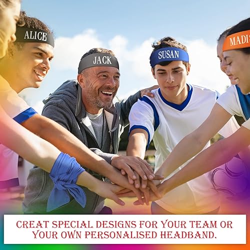 Miniatura 6 de Paquete de 12 diademas para hombres y mujeres, diademas de karate Ninja para niños, bandas elásticas ajustables, bandas elásticas para el sudor,