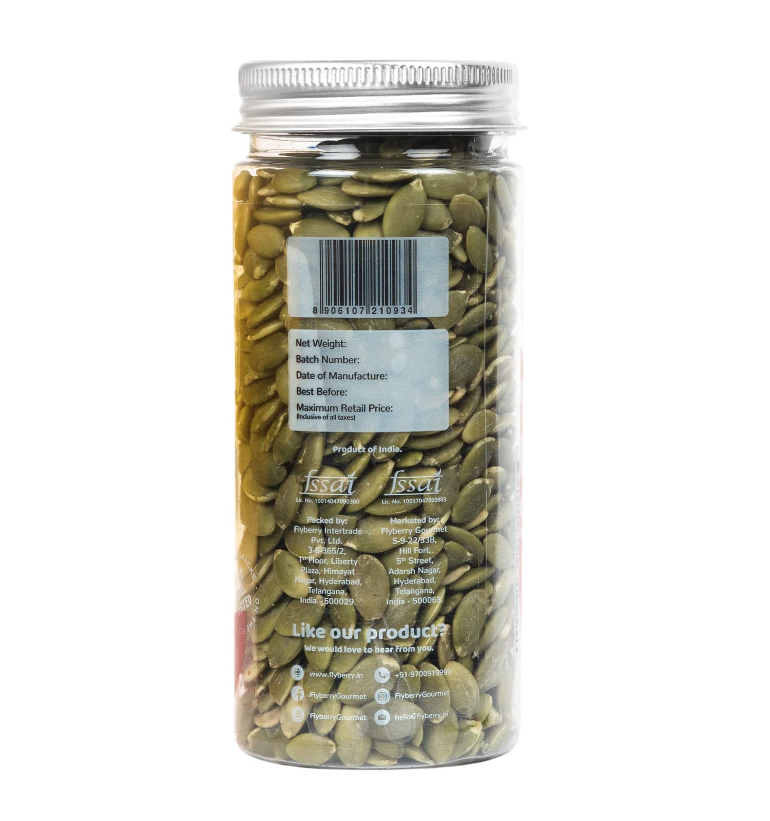 Flyberry Gourmet Pumpkin Seeds, 150g 2
