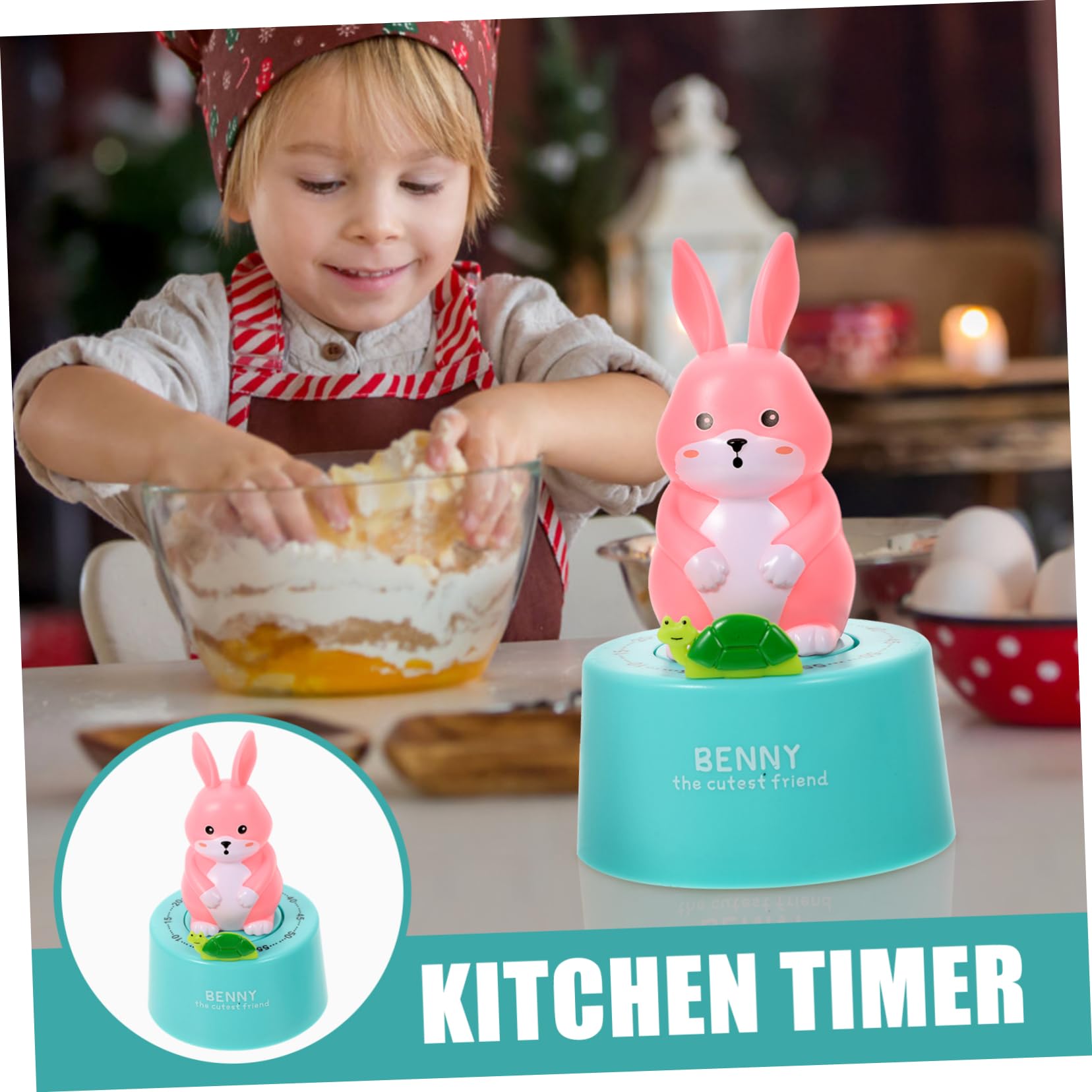 Amosfun 3St Kochtimer Countdown Uhr küchenhelfee zeitschsltuhr clockclock disell Uhr Kleinkind-Timer Küchentimer für Senioren Zeitschaltuhr mechanischer Backtimer Timer-Küche Magnet Blue