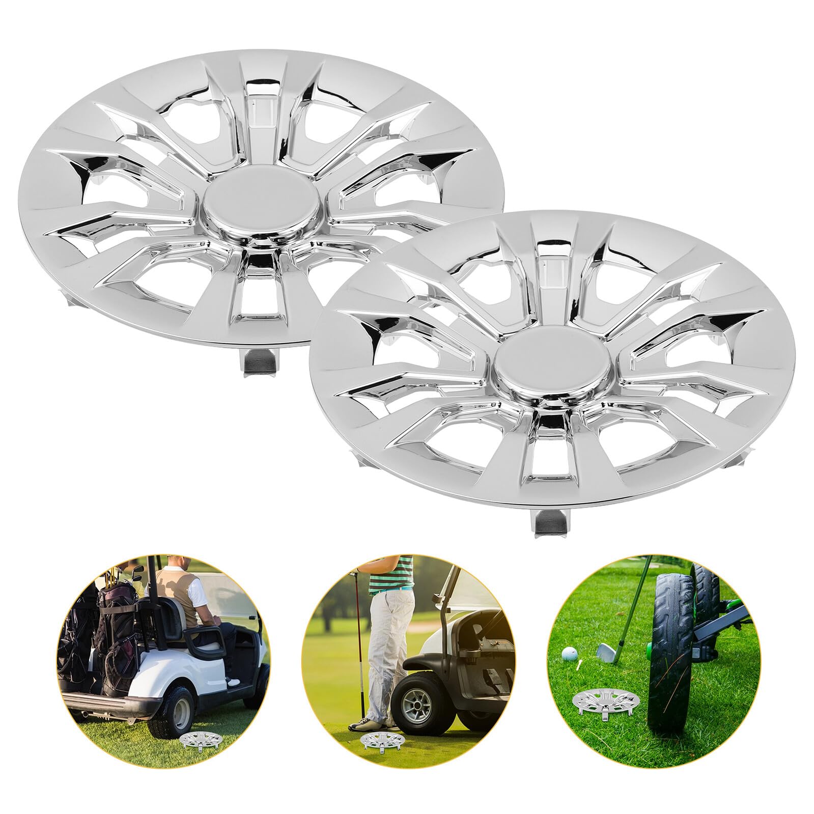 2 Szt Osłony Koła Samochodowego Osłona Koła Wózka Golfowego Kołpak Środkowy Wózka Golfowego Kołpaki Do Wózków Golfowych Kołpaki Do Kół Samochodowych Zamienne Ozdobne