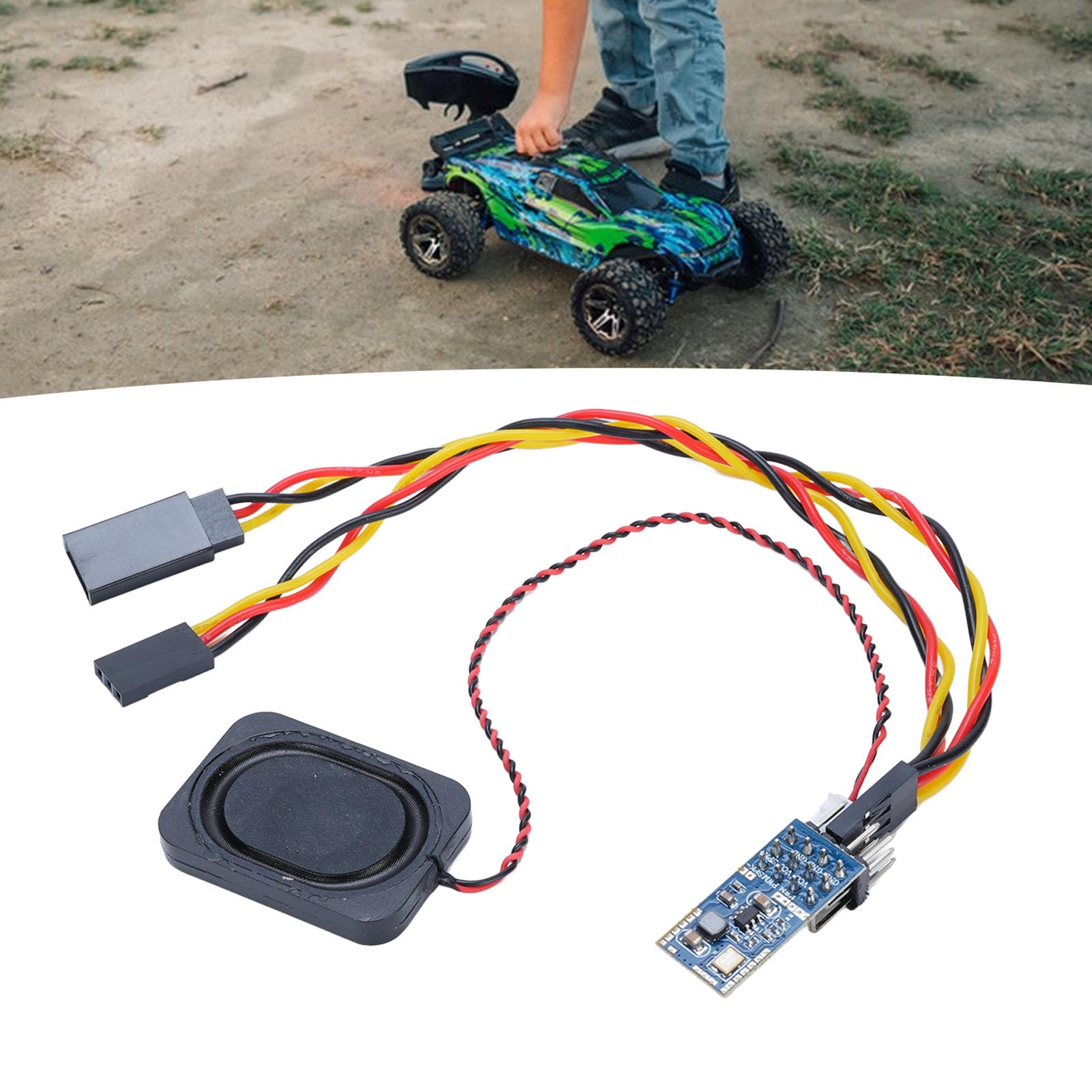 Rc Engine Sound Module Compatible 5-8.4V Crawler Truck RC Engine Sound Simulator Module ...