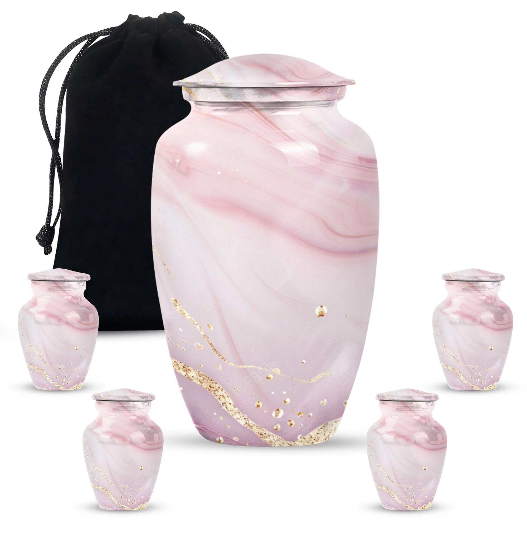 Abstract Swirl Design Urn, Funeral Urns for Adult Ashes Men, Large Urn for Ashes for Women, Unique Urns, Cremation Urns for Human Ashes, Urns for Human Ashes Adult Female, Decorative Urns