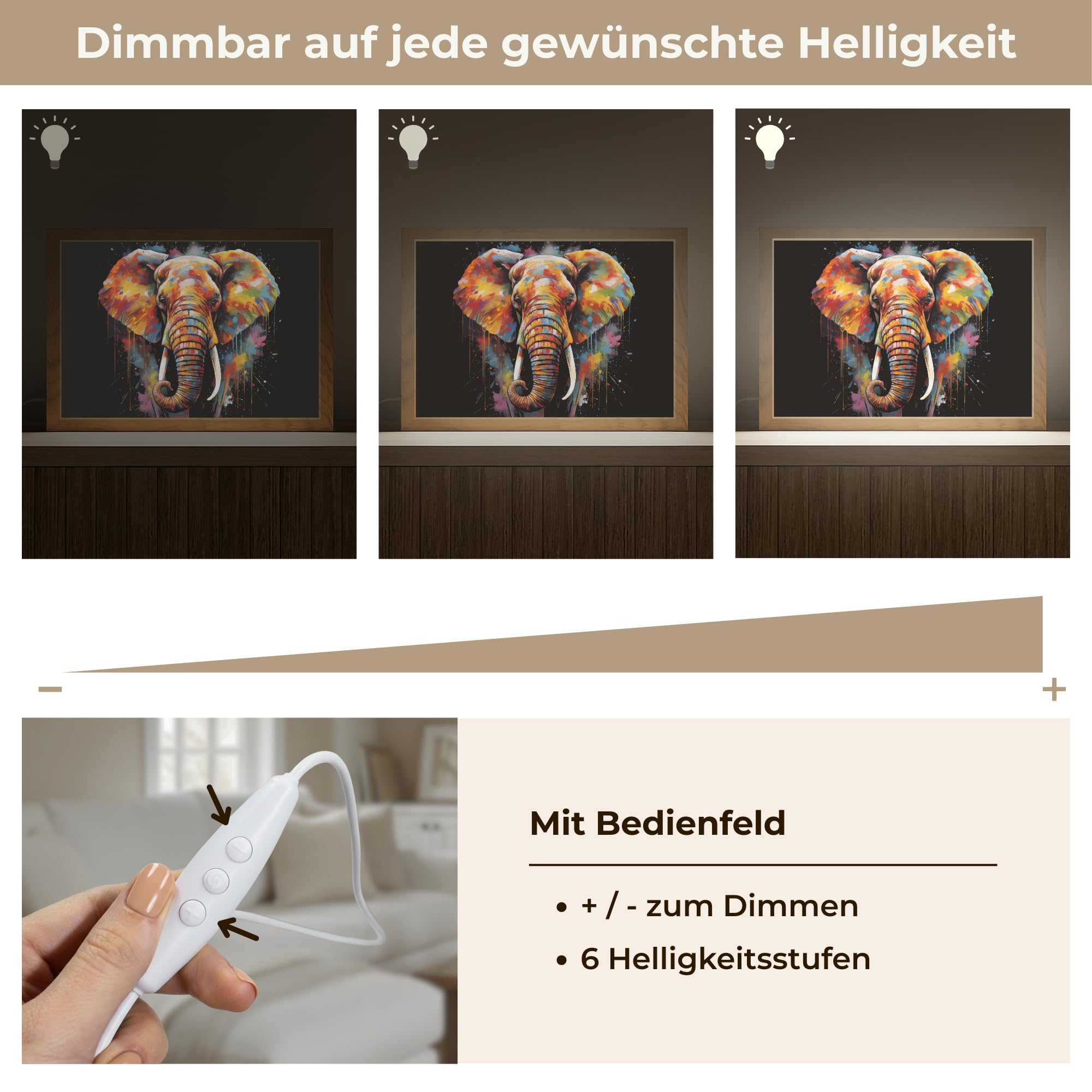 Moderne LED Wandleuchte Innen Mit Kabel Wandbeleuchtung