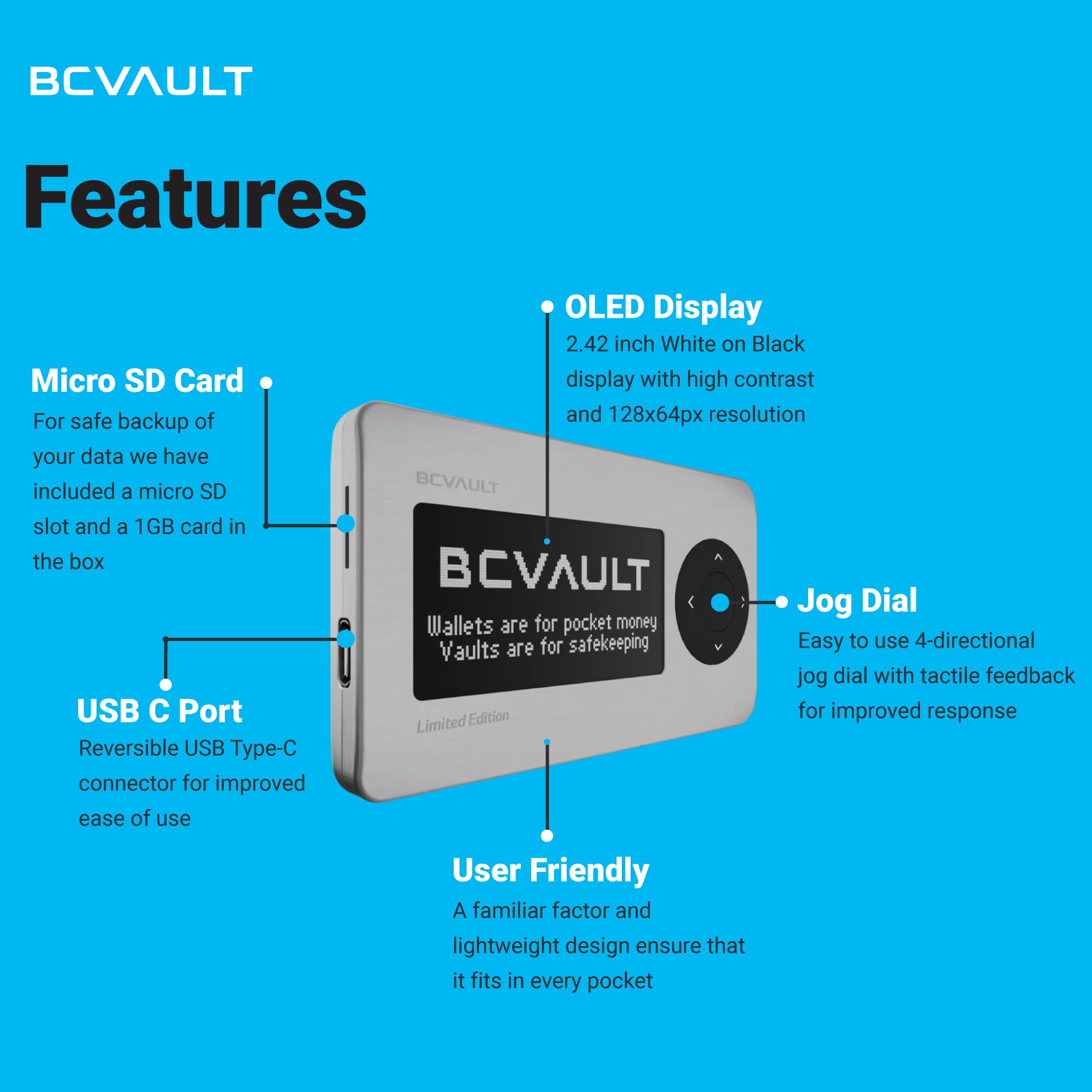 Quicksilver Worlds Safest Hardware Cryptocurrency Wallet Crypto Wallet With  Zero | Desertcart INDIA