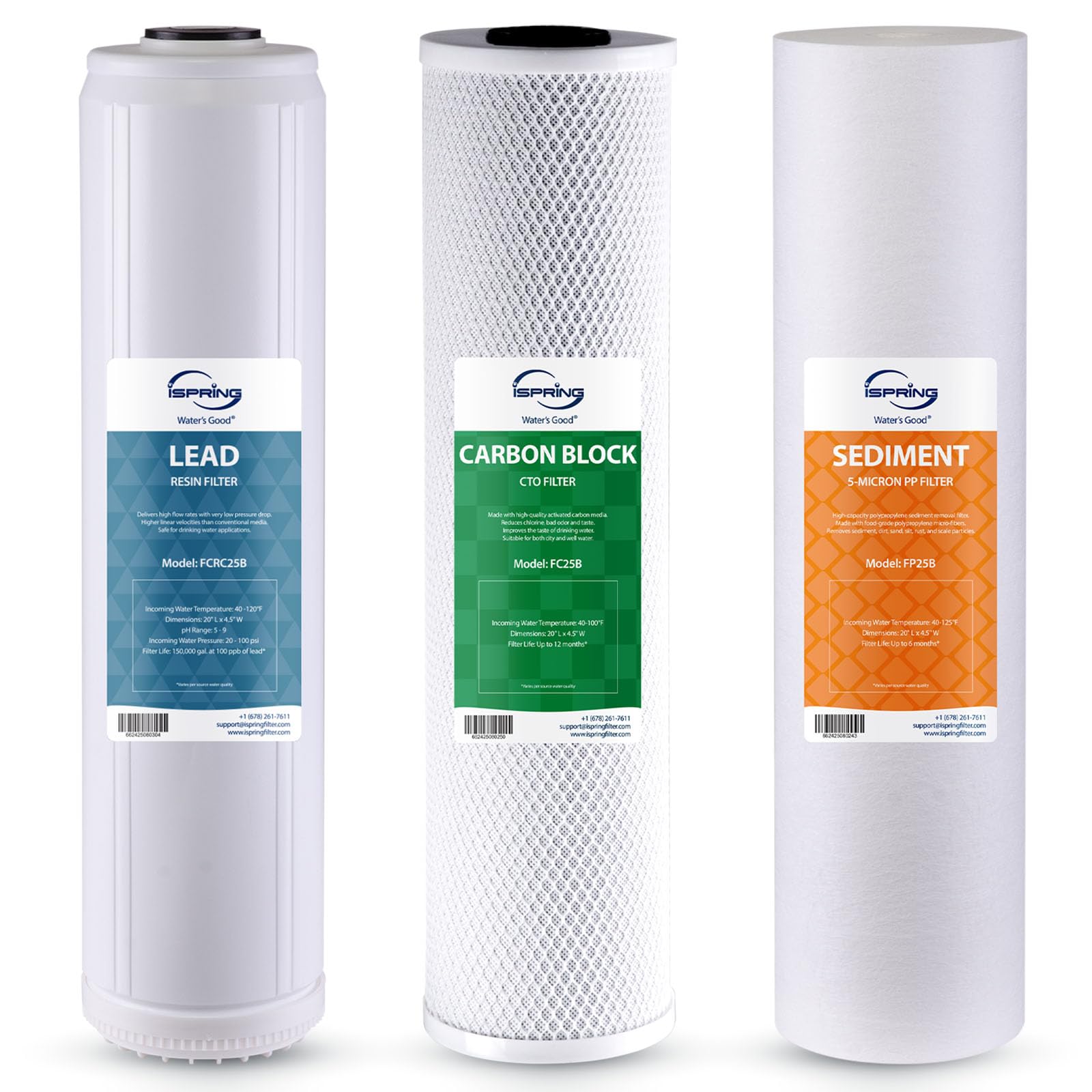 iSpring F3WGB32BPB 3-Stage Whole House Water Filter