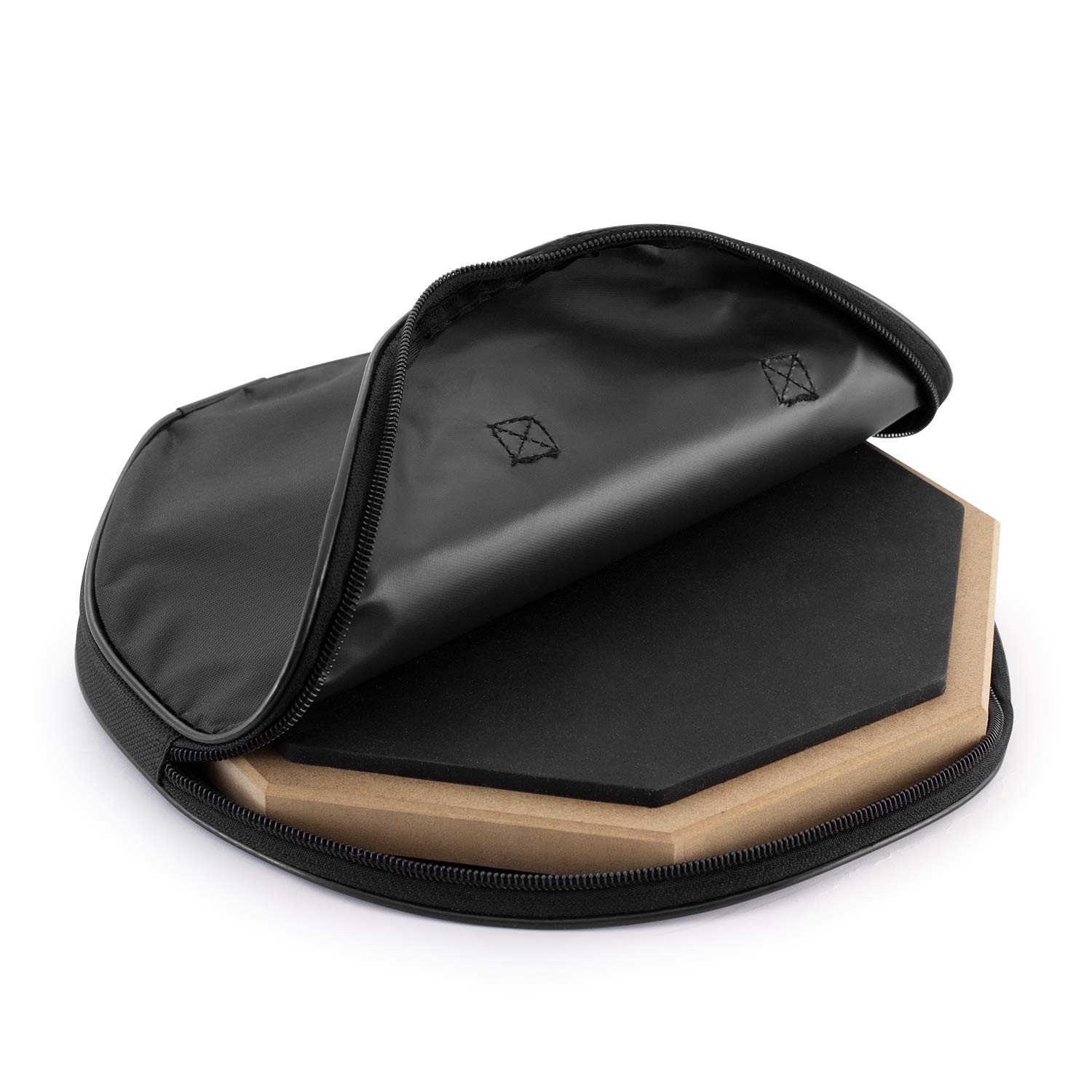 Tiger TDA4-10 Pad d'entraînement pour batterie avec sac de transport 25,4 cm, Noir