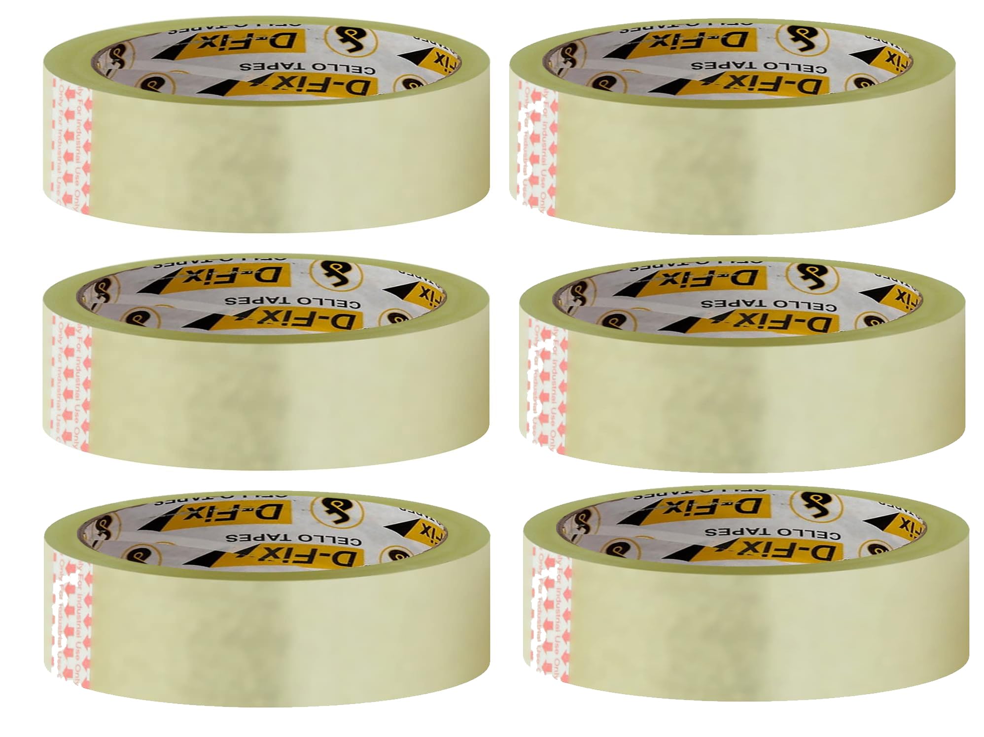 D-fix® 6PCS, Transparent Clear Adhesive Packaging Tape Roll 65 Meters Long Packing Tape -(1 Inch, 24mm, x 65 Mtr) Multipurpose Home, Office Use DIY (B0BSNP8BTB) Amazon Price History, Amazon Price Tracker
