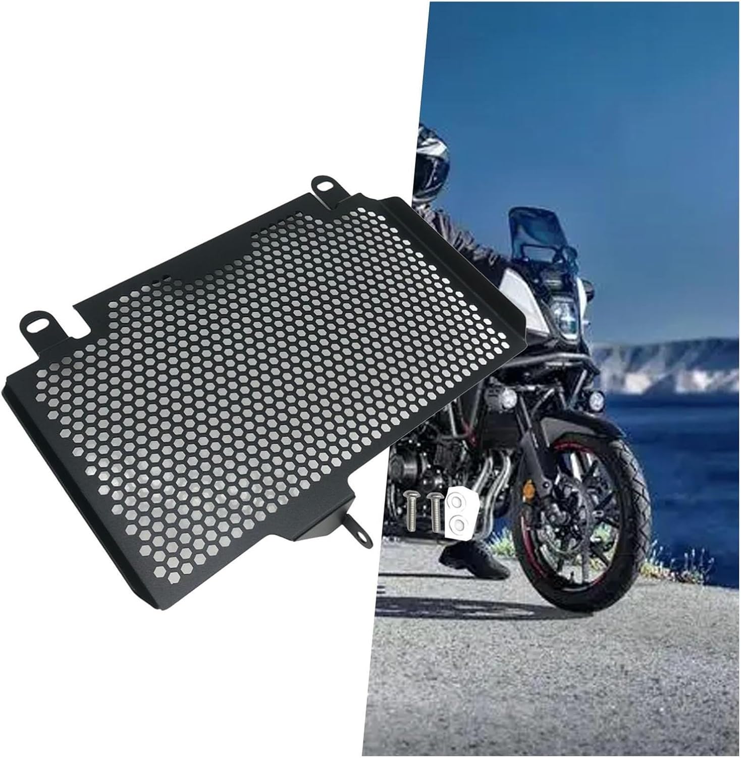 オートバイグリルガードカバー オートバイラジエーターグリルガード