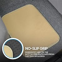 Vista 66 de BDK Premium Carpet Floor Mats for Cars - Universal Fit Interior 4-Piece Car Mats Full Set with Vinyl Heel Pad Protector - Cute Car Accessories