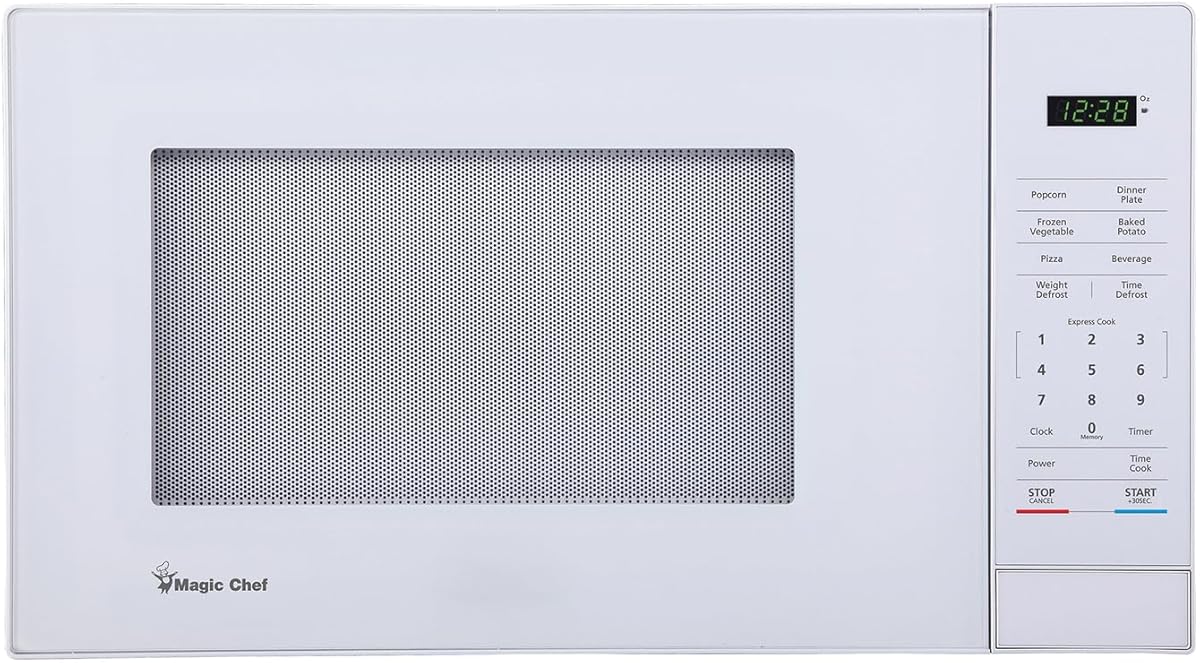 Magic Chef MC110MW Microwave, 1.1 cu ft, White