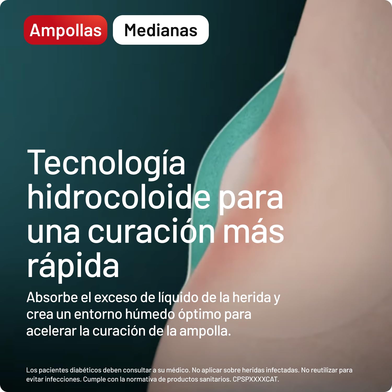 COMPEED Ampollas Medianas, Protección Contra Rozaduras, Pack 10 uds