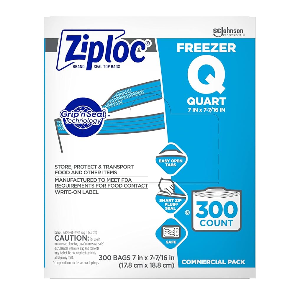 Amazon.com: SC Johnson Professional Ziploc Quart Food
