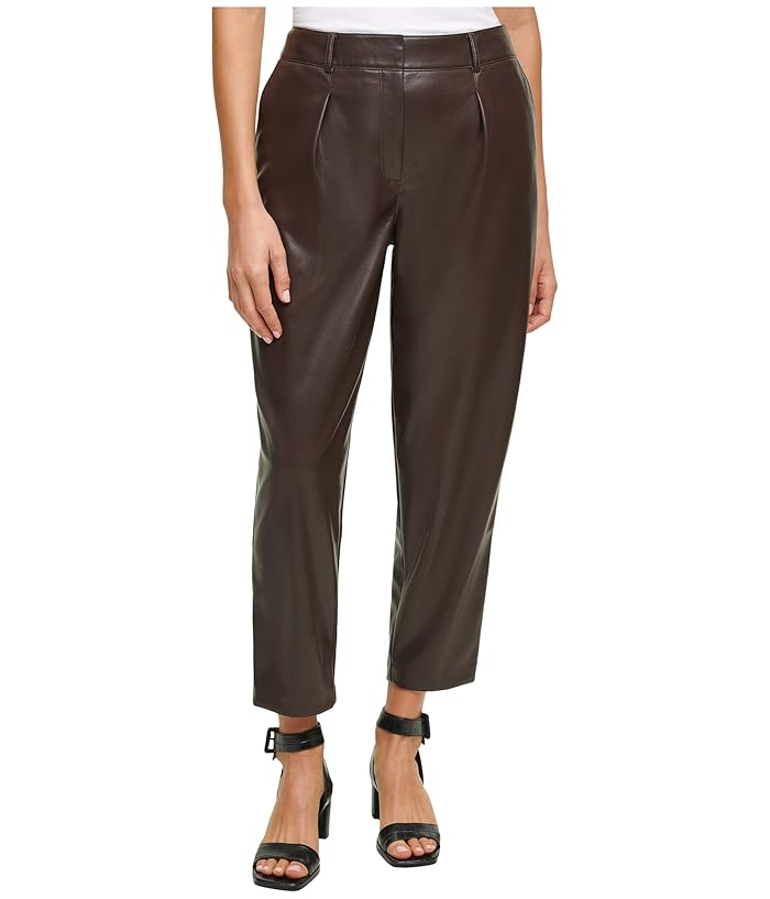Calvin klein faux leather pants Clearance