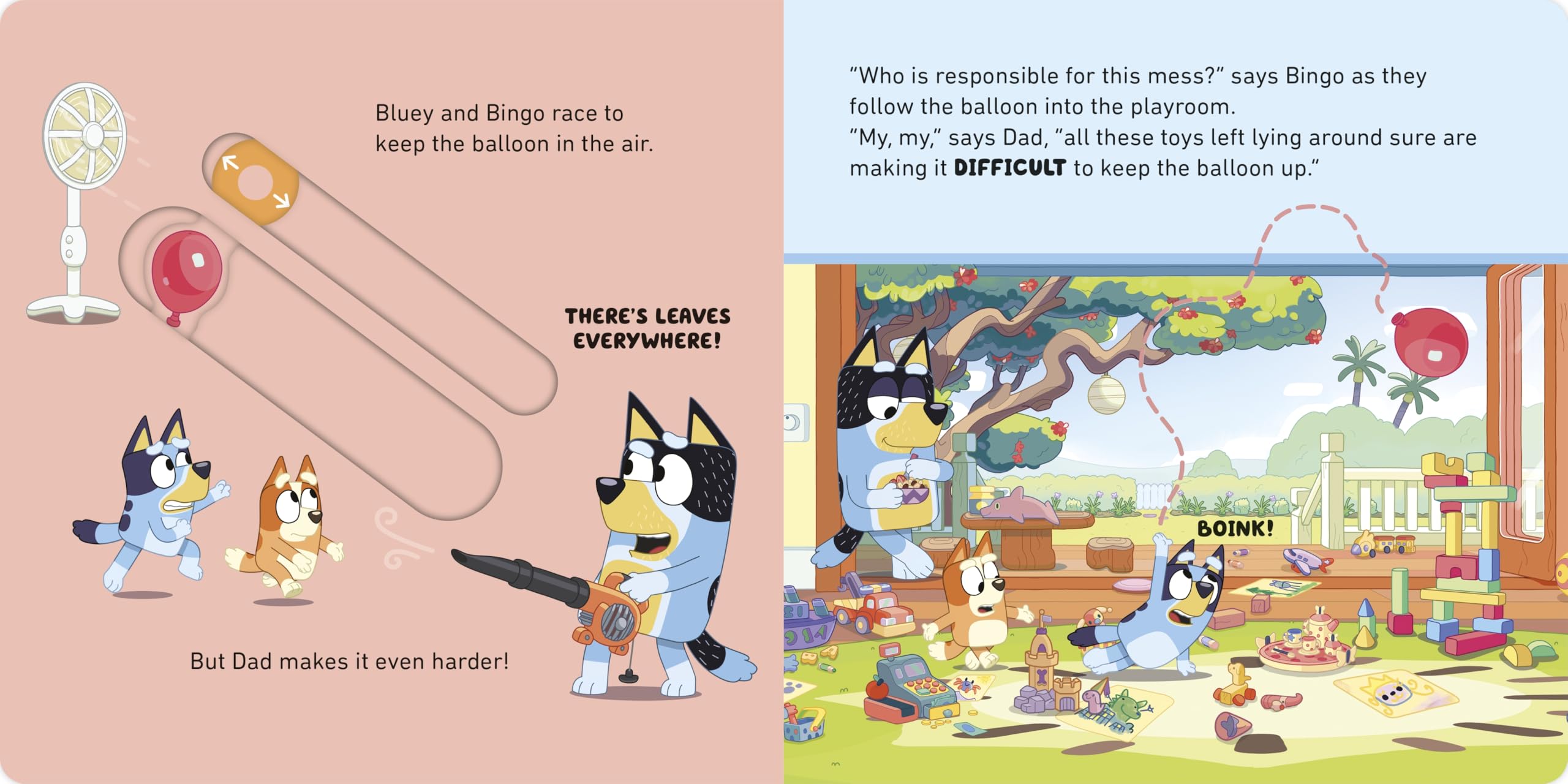 Bluey: Keepy Uppy: A Slide-and-Play Book