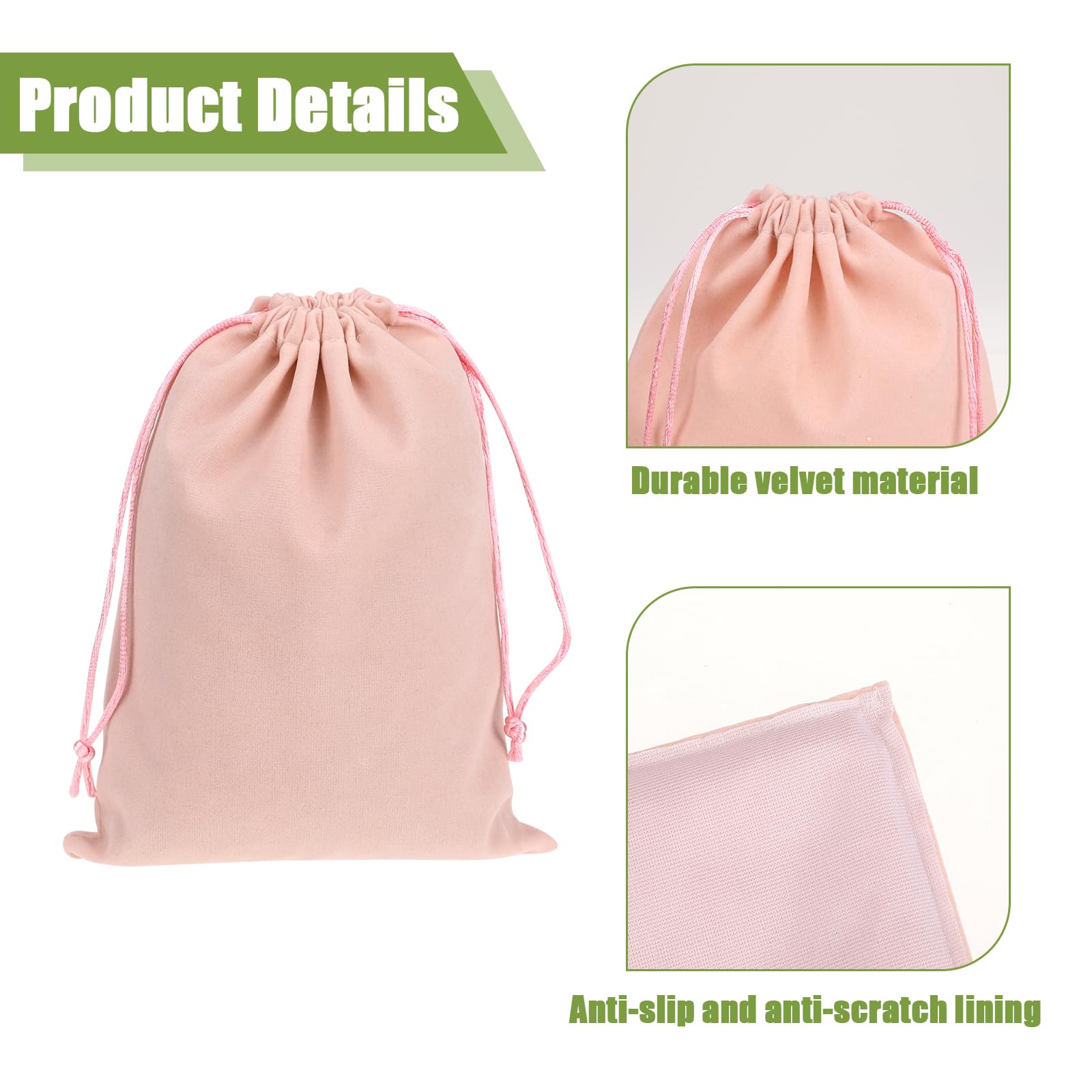 10 Sacchetti In Velluto Con Coulisse - 15x20 Cm, Multicolore Per Gioielli E Piccoli Oggetti - Foto 9