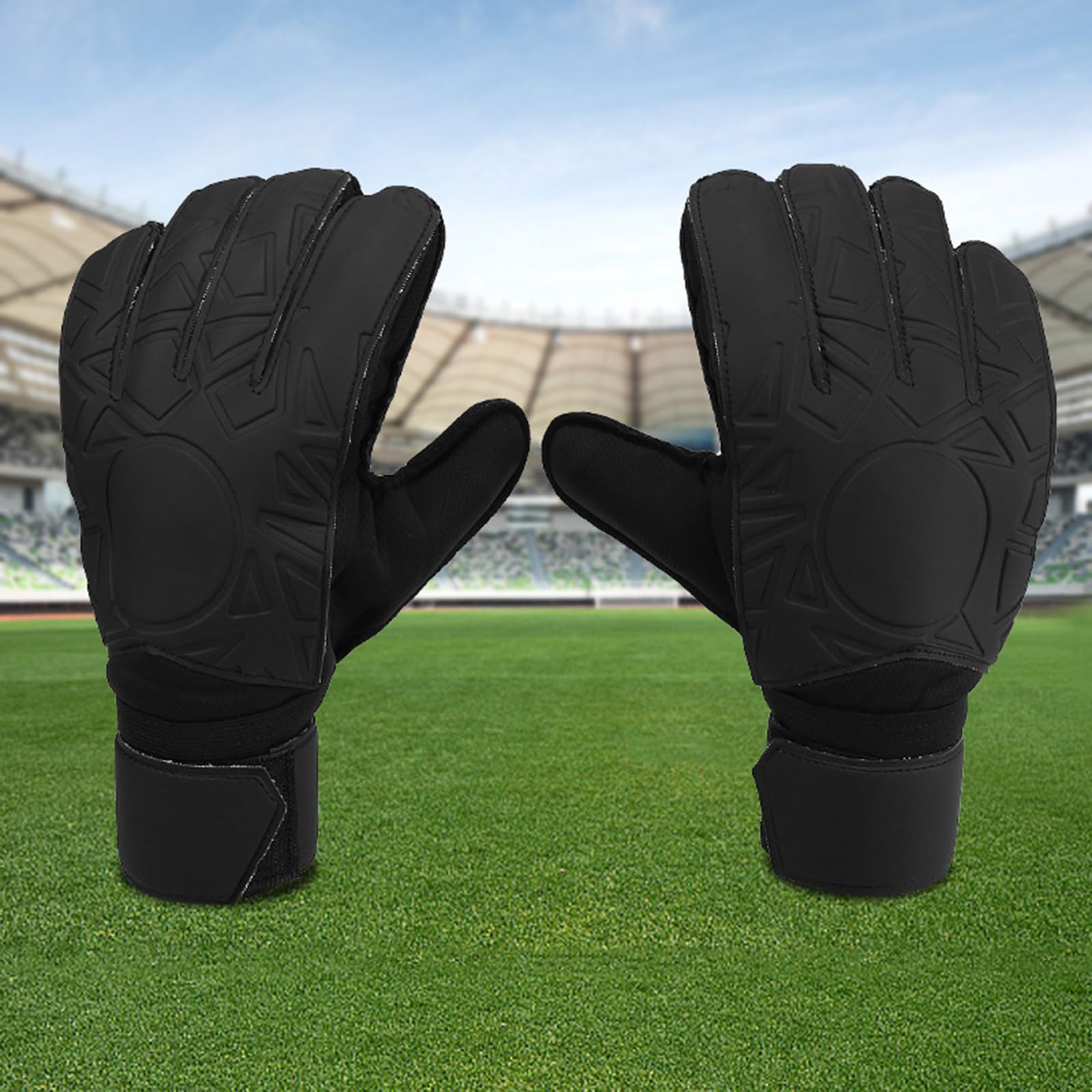 Gants de gardien de but, avec protections de poignet à forte adhérence, gardien de but à forte adhérence pour le Football des jeunes et des adultes