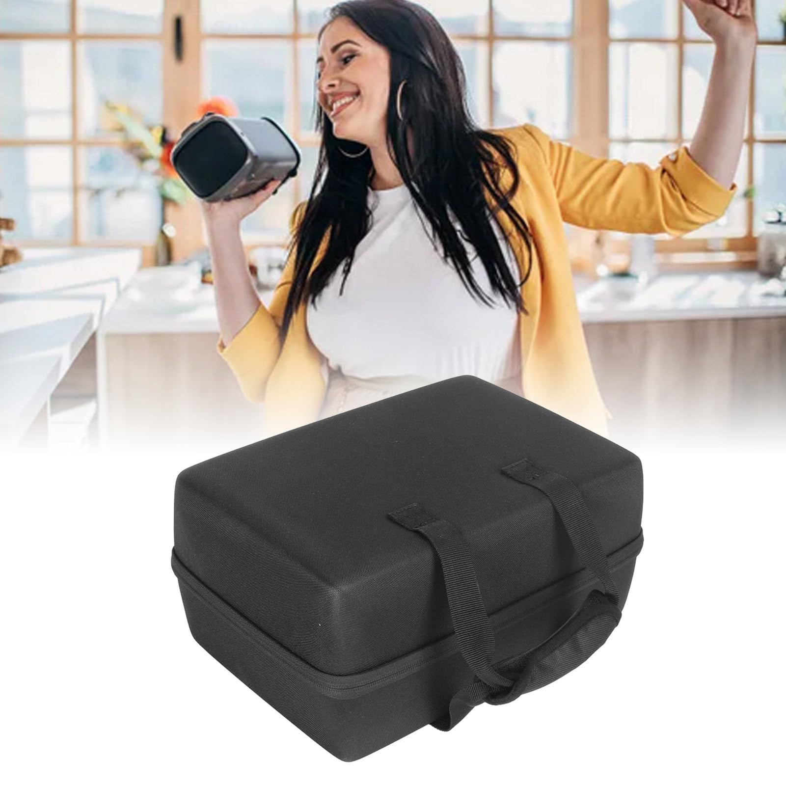 Harte Reisetasche, Schützende Tragbare -Lautsprecher-Tragetasche mit Weicher Innenseite, Lautsprecherschutz für Bang und Olufsen A5