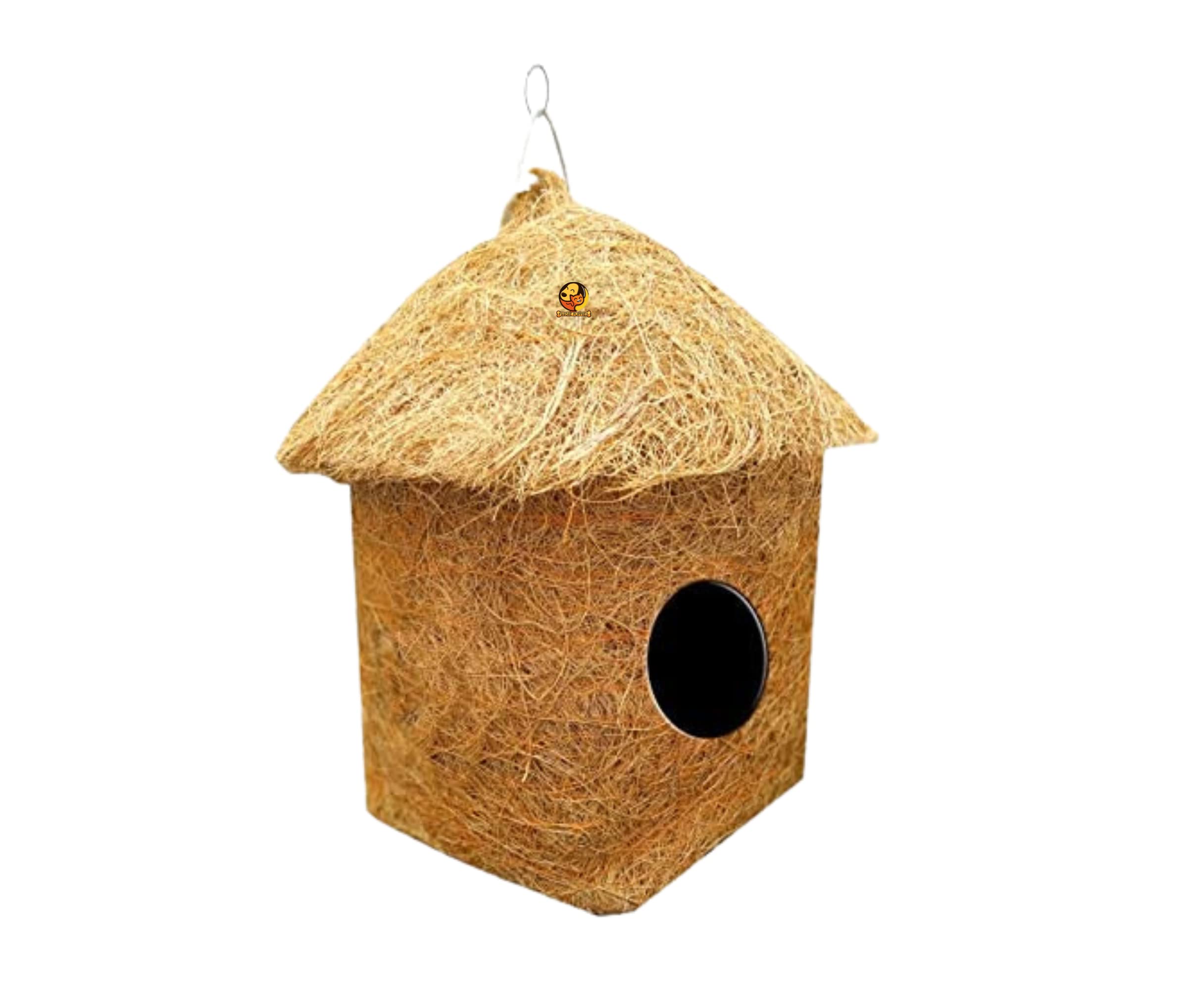 Foodie Puppies Coconut Fiber Big Round Organic Birds nest Purely Handmade Material Type -Coir, Color-Brown, (Round Bird Nest, Big) (B0B8VX32YK) Amazon Price History, Amazon Price Tracker