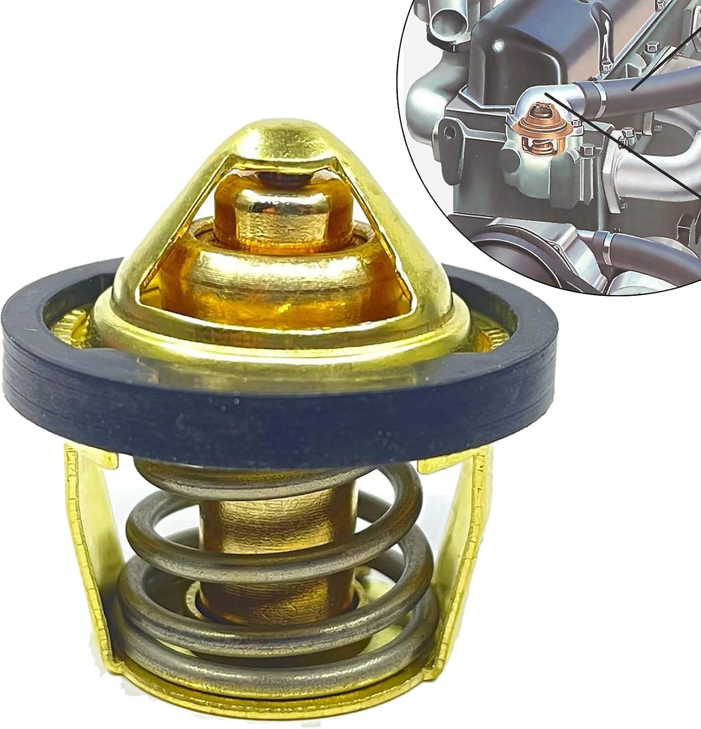 3084940 Polaris Sportsman 500 Thermostat 1996-2013 Compatible with all Sportsman/Ranger 500’s and all Sportsman 400 4-strokes (3084940)