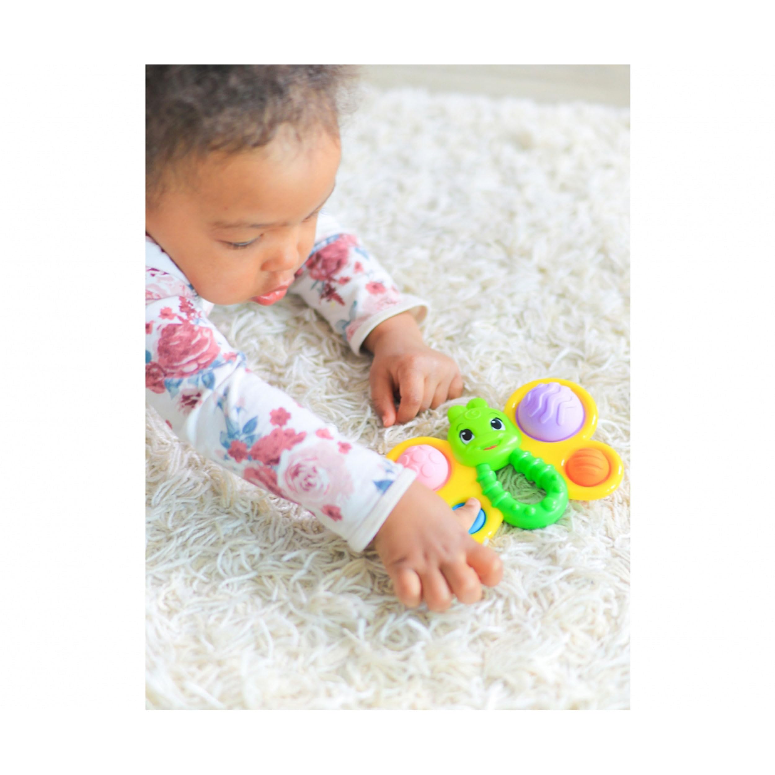 Simba – Farfalla Divertente Con Morbidi Plopper, Gioco Per Neonati 10+ Mesi, 14 Cm, Colori Vivaci