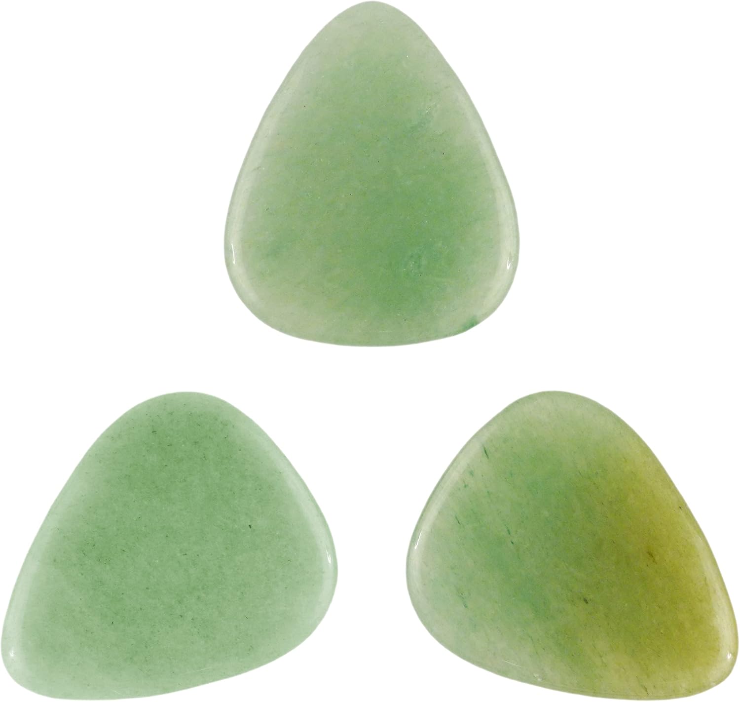 Dalmatian Jasper Stone Guitar & Bass Pick - Ultra Heavy 3.0 mm - 351 Shape - Handmade Exotic Plectrum by Dalmatian