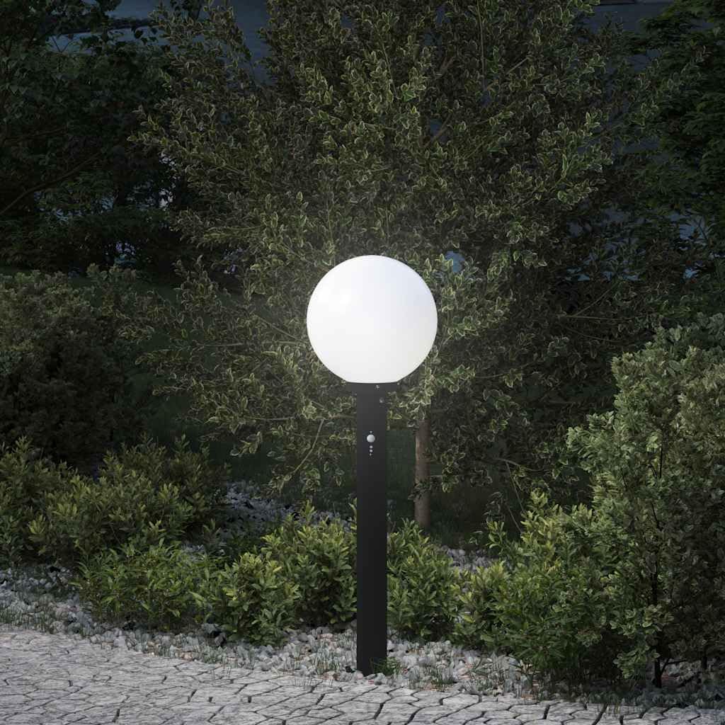 Reflektor świetlny z czujnikiem 80 cm, czarny, IP44