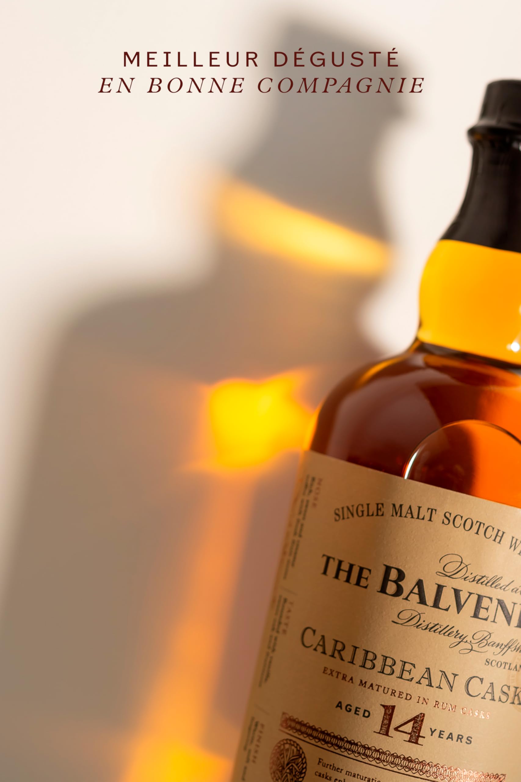 The Balvenie Caribbean Cask 14 Year Old Single Malt Scotch Whisky, 70cl, 43%