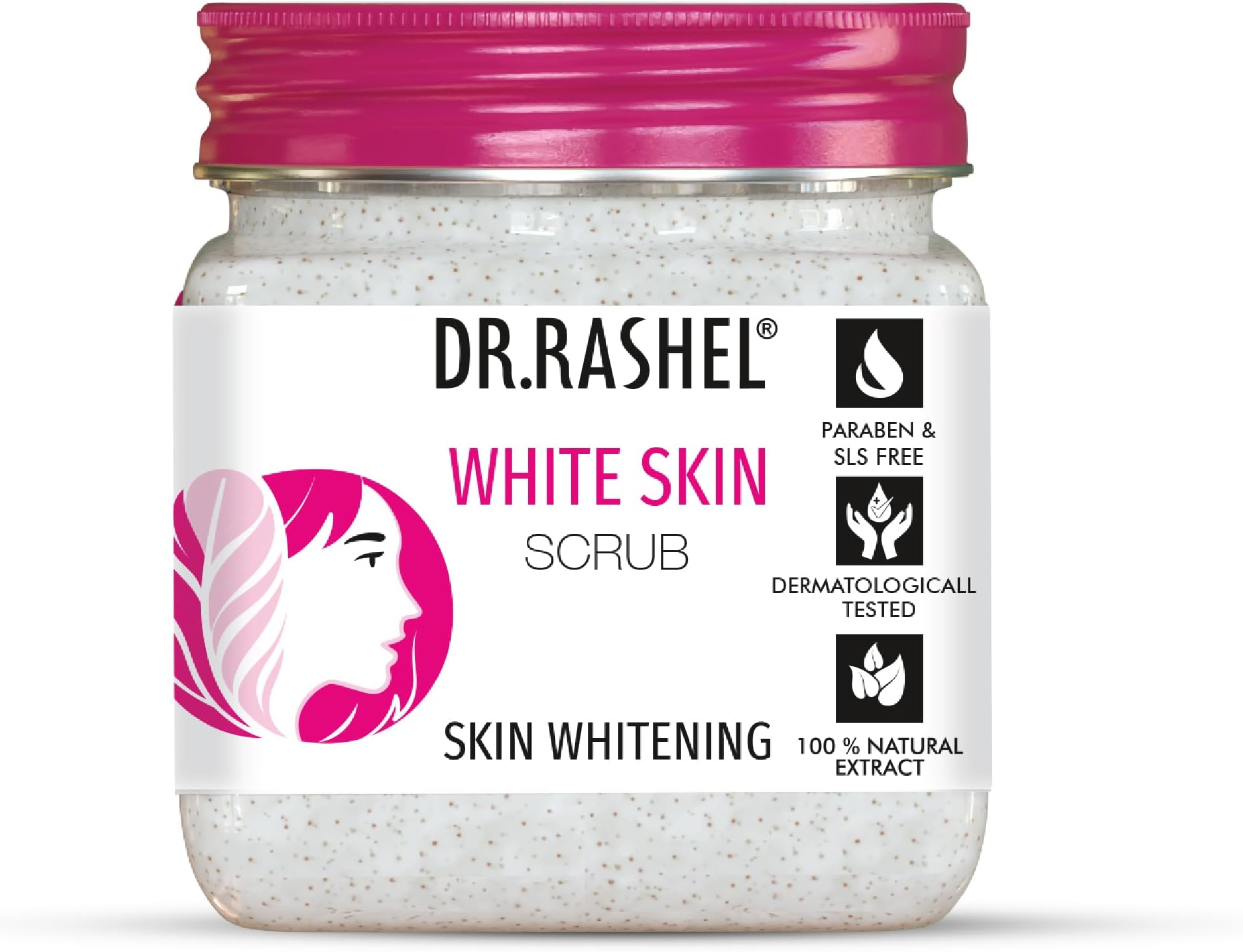 White Skin Scrub For Skin Whitening, Skin Lightening, Dark Spot, Reduce Pigmentation (380 ml)