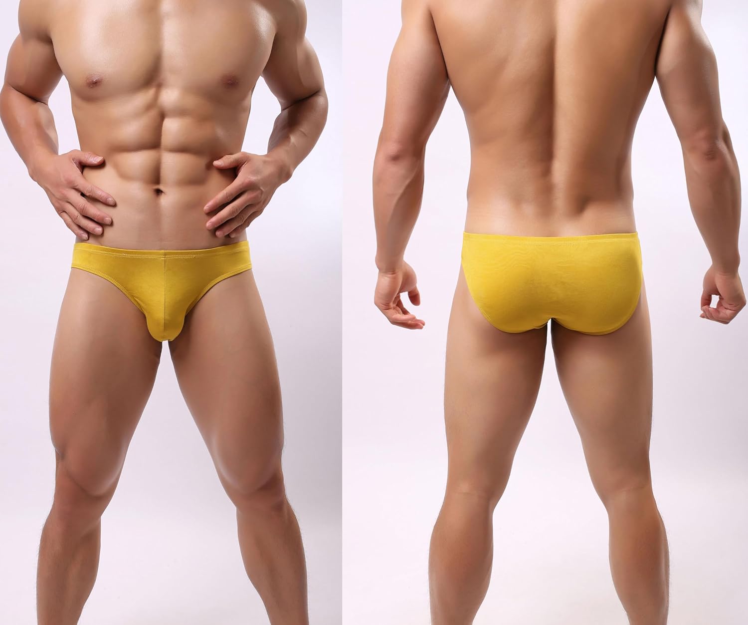 Mens Bikini Underwear Micro Fiber Modal Briefs Low Rise Pack - Image 5