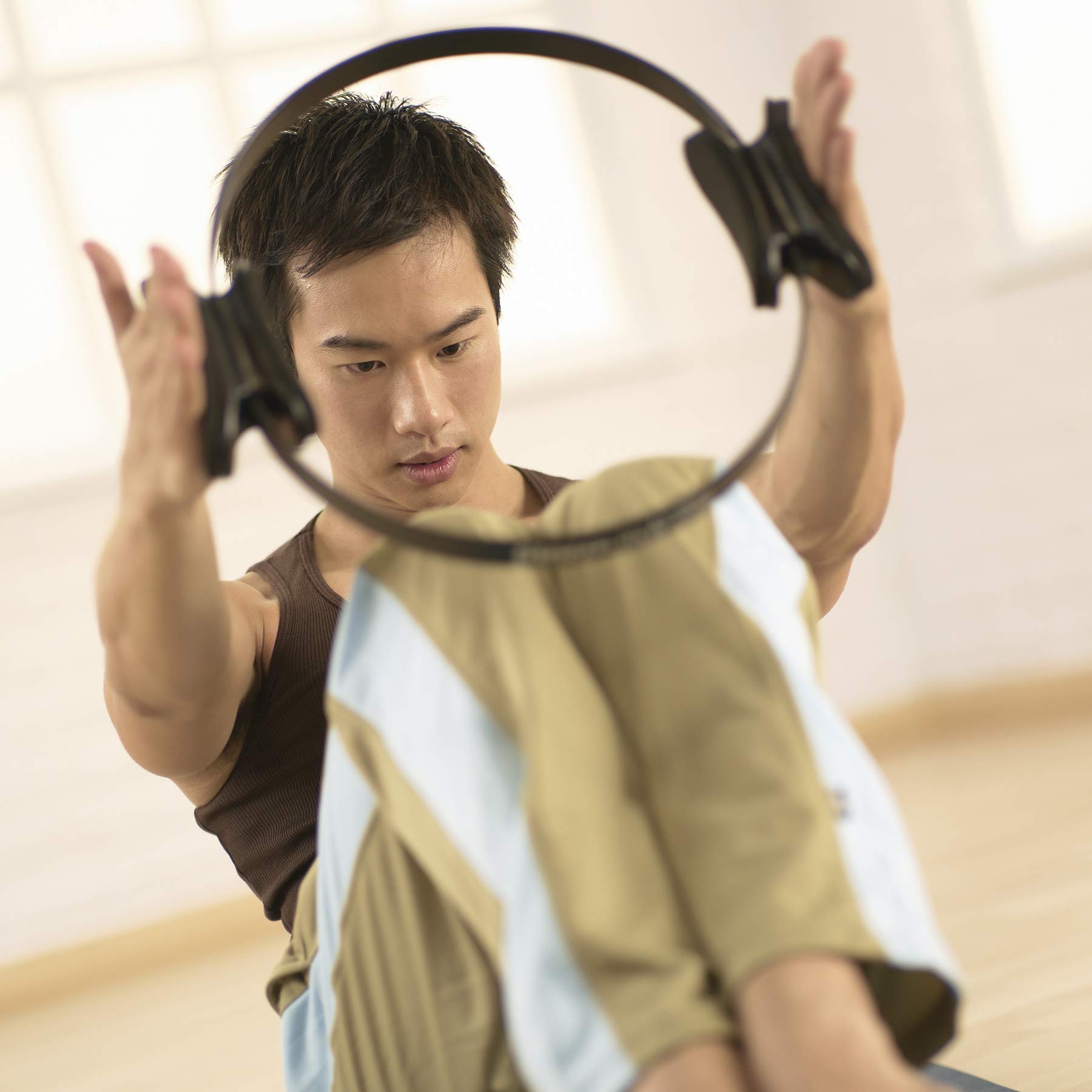 STOTT PILATES(MERRITHEW) Fitness Circle Lite (Black), 14 inch / 35.5 cm (Packaging may Vary)