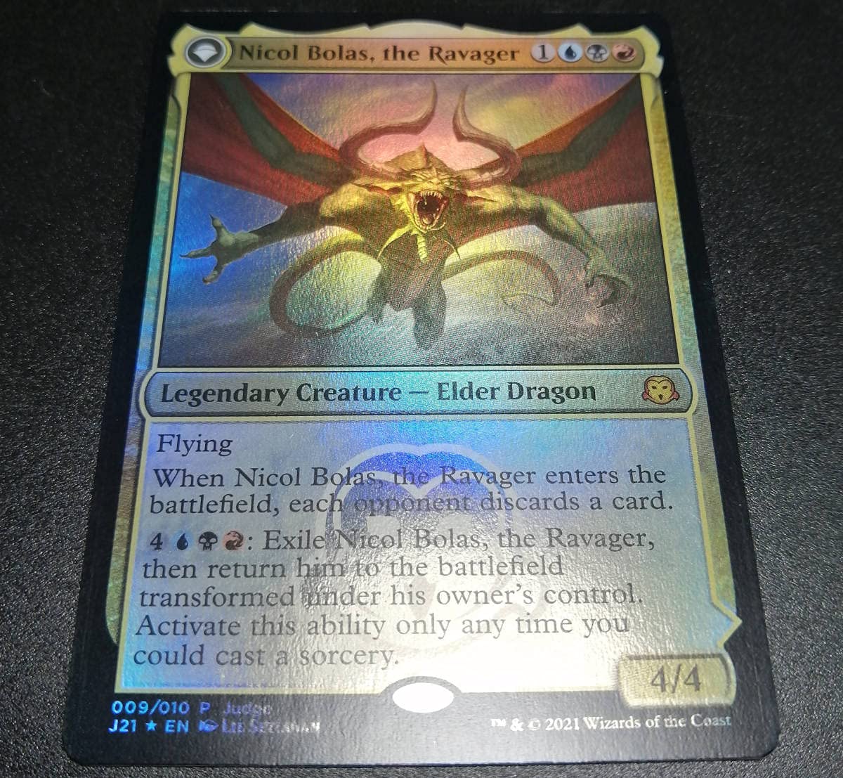 Amazon | MTG 破滅龍 ニコル ボーラス foil Nicol Bolas ジャッジ褒章