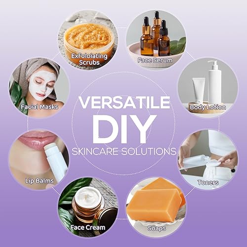 Miniatura 6 de Polvo de alantoína para el cuidado de la piel de bricolaje 99% de pureza, alivia las irritaciones de la piel, hidrata profundamente, minimiza el