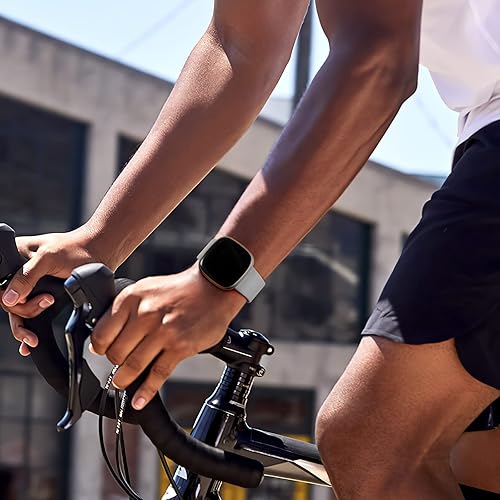 Miniatura 7 de Dirrelo Compatible con correas Fitbit Versa 34 Sense 2 para mujer, correa deportiva de repuesto suave para reloj inteligente (S,