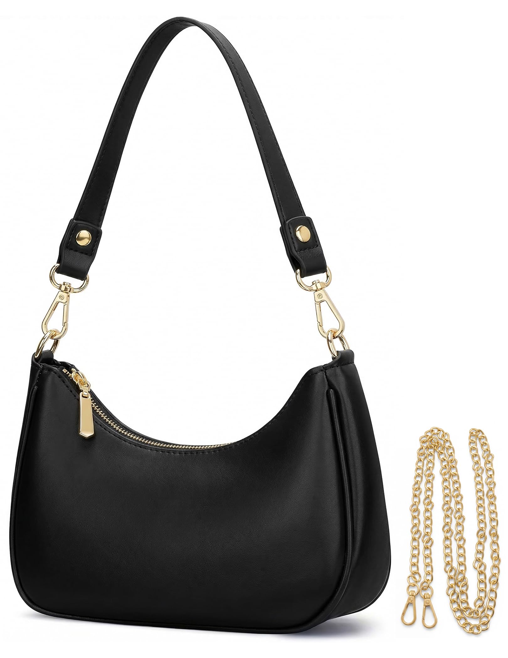 Small Shoulder Bags for Women, mini Purse Vegan Leather Shoulder Bag, Cute Retro Hobo Handbag