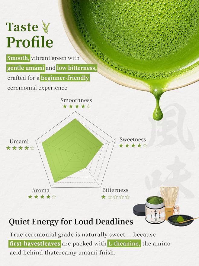 Té Matcha en Polvo 40g - Grado Ceremonial - Primera Cosecha miniatura 5
