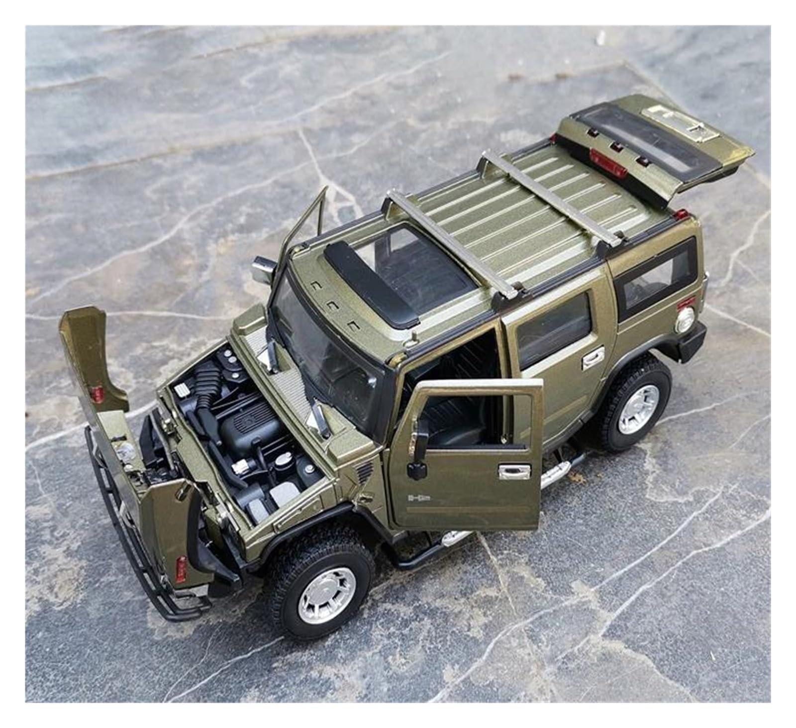 Amazon.co.jp: ミニカーモデル に適合する ハマー H2 修正装甲車両 1