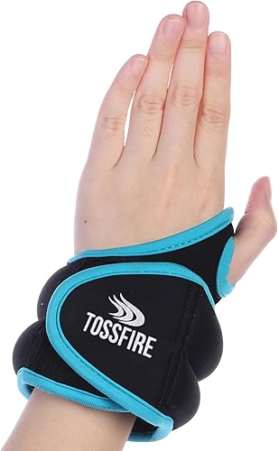 Comfecto Pesas de muñeca con bloqueo de bucles para el pulgar, 1 libra x 2 libras x 2 libras x 2 para correr, entrenamiento de fuerza, caminar,