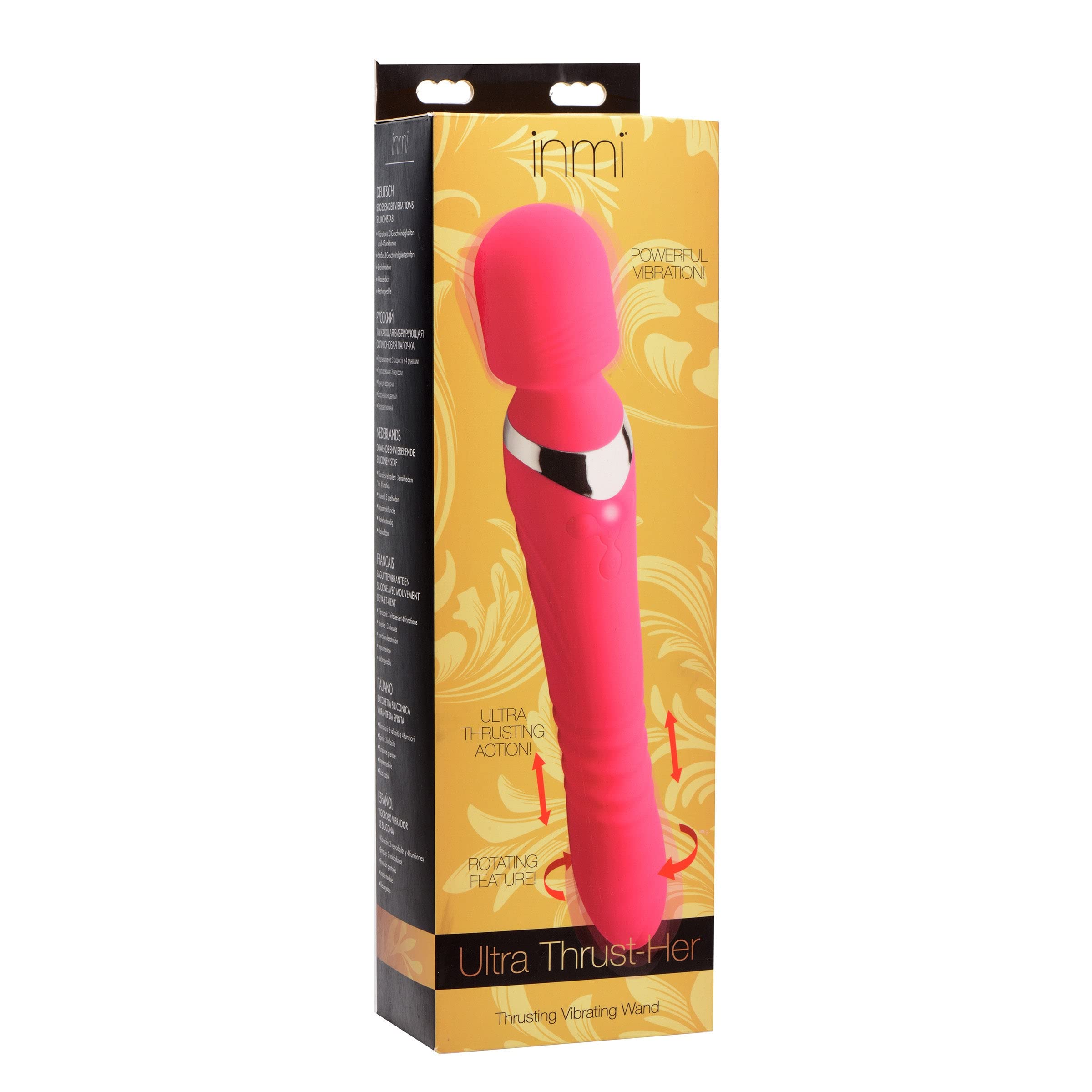 Amazon.com: Thrusting and Vibrating Silicone Wand Massager : Health &  Household