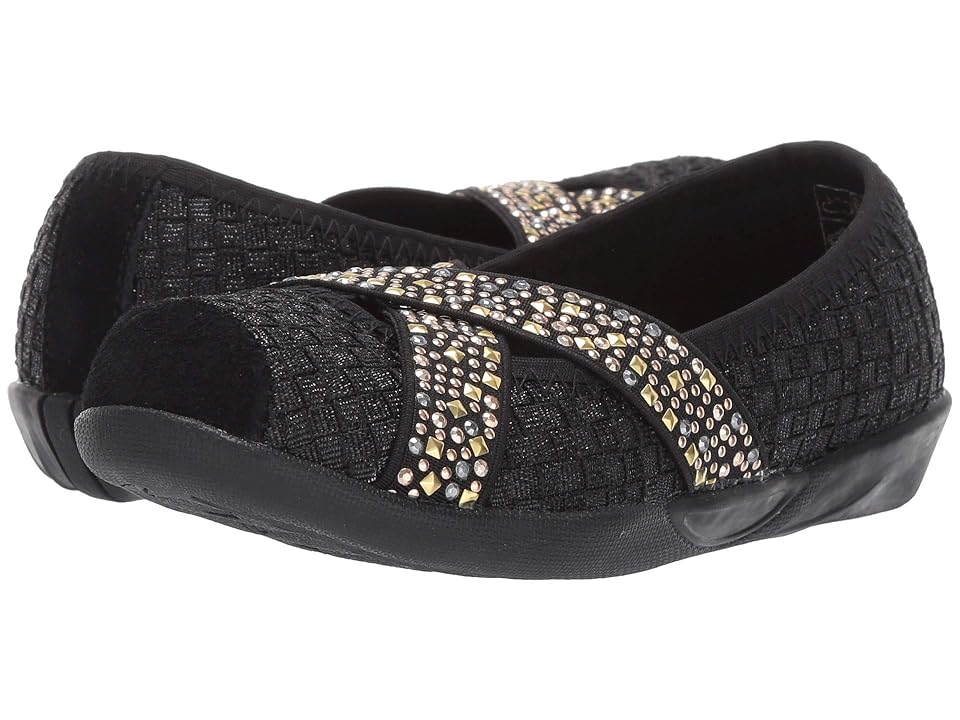 

bernie mev. Kids Point (Little Kid/Big Kid) (Black Metallic) Girl's Shoes