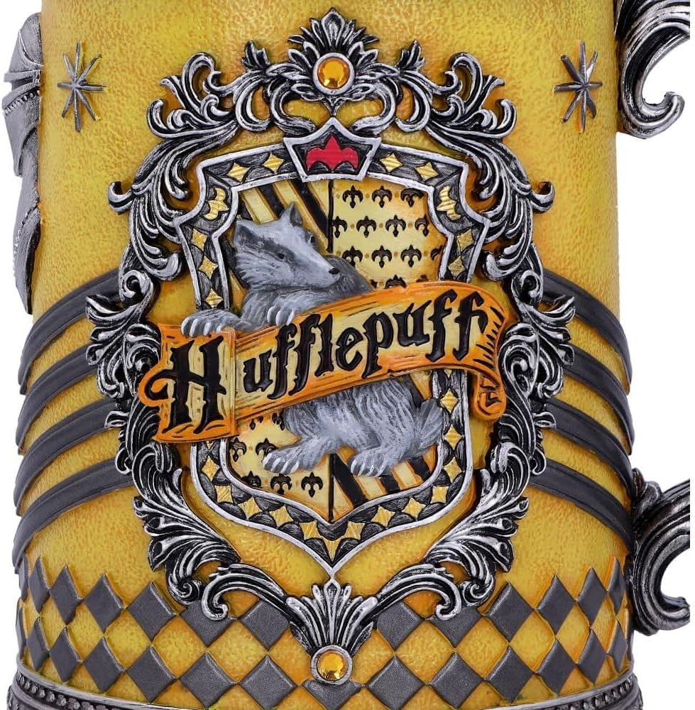 Nemesis Now Officially Licensed Harry Potter Hufflepuff Hogwarts House Collectible Tankard Yellow 15.5cm image 5