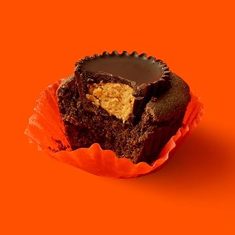 REESE'S Miniatures Dark Chocolate Peanut Butter Cups, Candy Share Pack, 9.3 oz