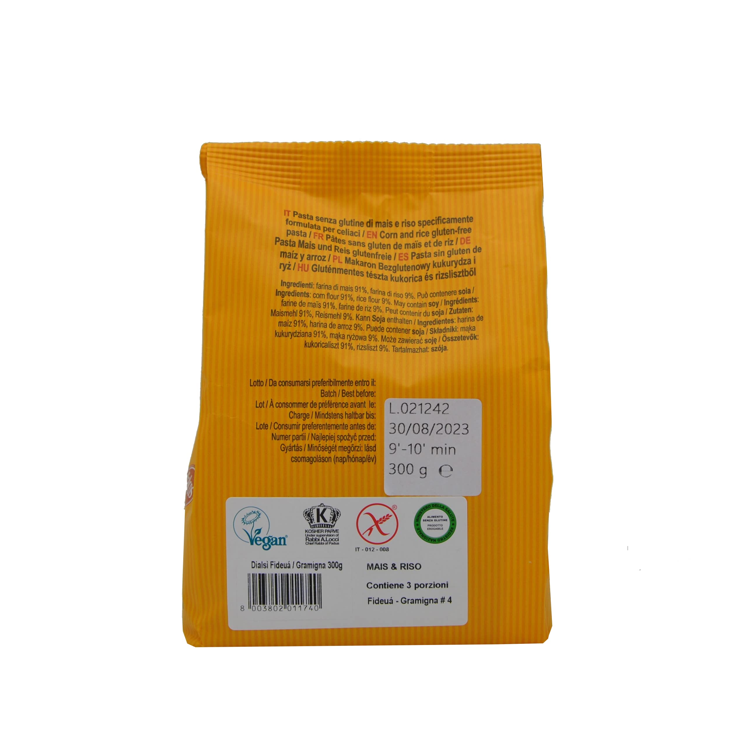 Dialsì Fideuà de maíz y arroz 300g