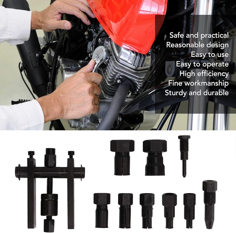 CHICIRIS 10 részes motorkerékpár lánc szerelő készlet, professzionális csapágy eltávolító szerszám