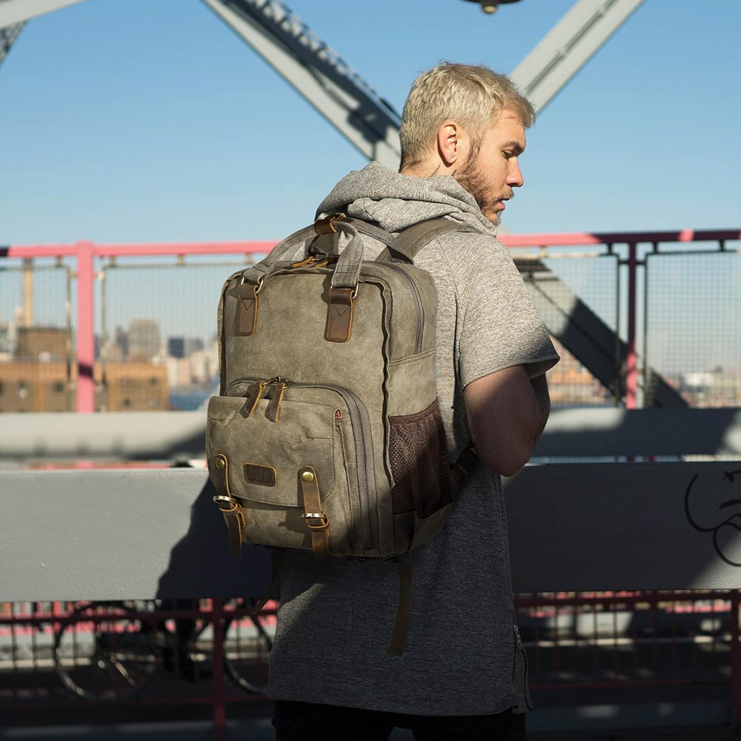 Featured Product S-ZONE Waterproof Canvas Camera Backpack Case Bag Men Women14 inch Laptop Tripod Up To 50% OFF S-ZONE Waterproof Canvas Camera Backpack Case Bag Men Women14 inch Laptop Tripod