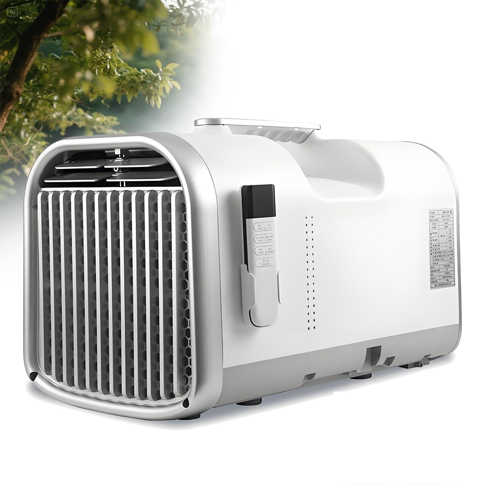 Gshshou Multicolor 5100 Btu Portable Camping Air Conditioning For Tent And Camper, 420W Mini Portable Ac Unit With Remote Control, Quiet ≤44Db, Fast Cooling For Tent, Rv, Van T1