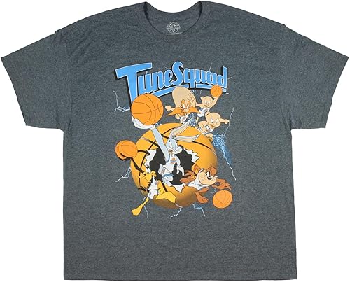 Looney Tunes Space Jam Tune Squad Graphic Design Camiseta para hombre