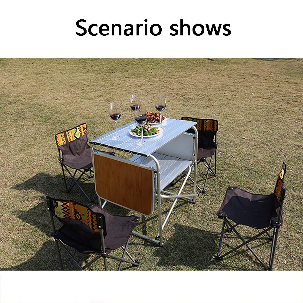 LXLTLB Camping Keuken, Opvouwbare Camping Kast met Aluminium Frame Hittebestendig En Waterdicht, Geschikt voor Outdoor Picknick Barbecue, Auto Keuken